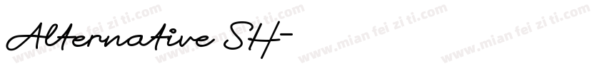 Alternative SH字体转换